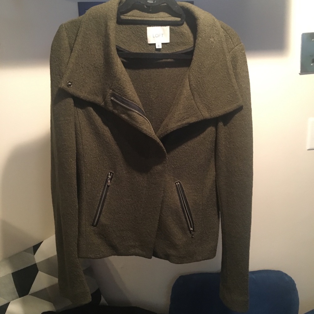 Olive Colored Loft Blazer!